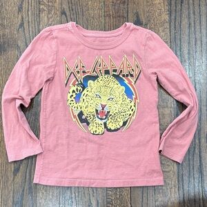 Def Leppard Kids Long Sleeve Shirt size 5T
